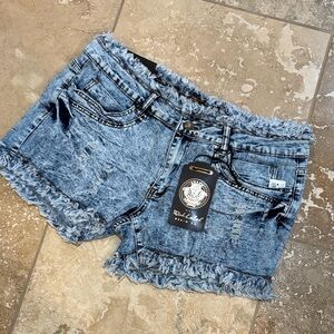 Pink Label Denim Shorts